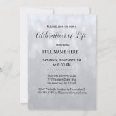 お祝い・オブ・ライフ招待状 招待状 (裏面)