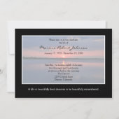 お祝い・オブ・ライフ招待状 招待状 (裏面)