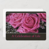 お祝い・オブ・ライフ招待状 招待状 (正面/裏面)