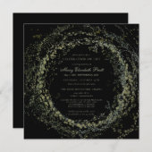 お祝い・オブ・ライフ葬儀ボホ植物園 招待状 (正面/裏面)