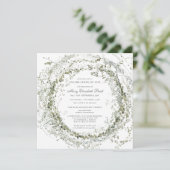 お祝い・オブ・ライフ葬儀写真植物園 招待状 (スタンド正面)