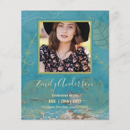 お祝い・オブ・ライフ葬儀記念写真予算 (正面)