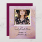 お祝い・オブ・ライフ葬儀記念写真予算 (正面/裏面)