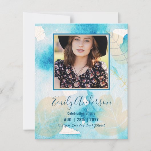 お祝い・オブ・ライフ葬儀記念写真予算 (正面)