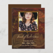 お祝い・オブ・ライフ葬儀記念写真予算 (正面/裏面)