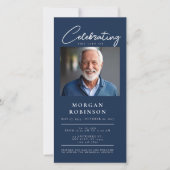 お祝い・オブ・ライフ葬儀電話招待状 案内状 (正面)