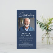 お祝い・オブ・ライフ葬儀電話招待状 案内状 (スタンド正面)