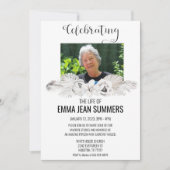 お祝い・オブ・ライフ記念写真房保白番 招待状 (正面)