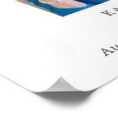 お祝い・オブ・ライフ・アジサイ葬儀ポスター ポスター (角)