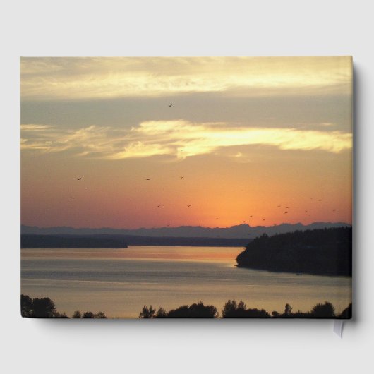 お祝い・オブ・ライフ・オレンジサンセットメモリアル ゲストブック (裏面)