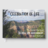 お祝い・オブ・ライフ・グランドキャニオン・アリゾナ記念 ゲストブック (正面)