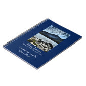 お祝い・オブ・ライフ・ゲストブックレイク・アンド・スカイ ノートブック (左側)