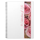 お祝い・オブ・ライフ・ゲストブック ノートブック (正面)