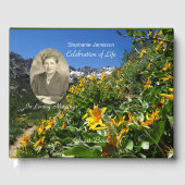 お祝い・オブ・ライフ・ゲストブック(写真付き) ゲストブック (正面)