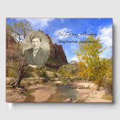 お祝い・オブ・ライフ・ゲストブック（写真付き） ゲストブック (正面)