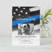 お祝い・オブ・ライフ・コップ写真記念招待状 招待状 (スタンド正面)