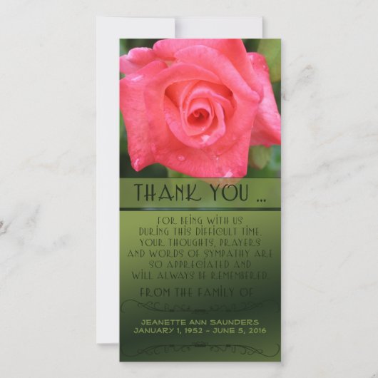 お祝い・オブ・ライフ、コーラルバラ、ユーカスタマイズ (正面)