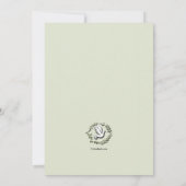 お祝い・オブ・ライフ・ドーブ・フォト招待状 招待状 (裏面)