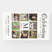 お祝い・オブ・ライフ・フォトコラージュ葬儀ウェルカム 横断幕 (横)