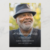 お祝い・オブ・ライフ・フォト葬儀 プログラム (正面)