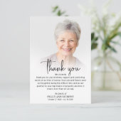 お祝い・オブ・ライフ・フォト サンキューカード (スタンド正面)