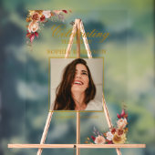 お祝い・オブ・ライフ・フォト・フローラ記念館 アクリルサイン (ニュートラル)