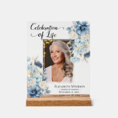 お祝い・オブ・ライフ・フォト・メモリアル・アクリル看板 アクリルサイン (正面)