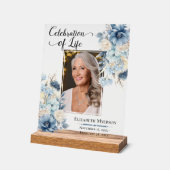 お祝い・オブ・ライフ・フォト・メモリアル・アクリル看板 アクリルサイン (傾斜)