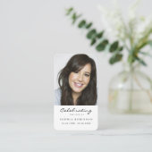 お祝い・オブ・ライフ・フォト・メモリアル・祈りの言葉・カード 名刺 (スタンド正面)