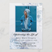 お祝い・オブ・ライフ・ブルー写真エレガントフローラ プログラム (正面)