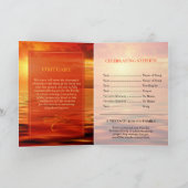 お祝い・オブ・ライフ・プログラム夕日海地平線 プログラム (内部)