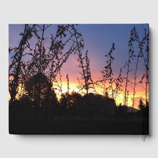 お祝い・オブ・ライフ・ホライゾン写真記念カスタム ゲストブック (裏面)