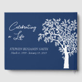 お祝い・オブ・ライフ・ホワイトツリー ゲストブック (裏面)