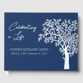 お祝い・オブ・ライフ・ホワイトツリー ゲストブック (正面)