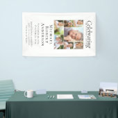 お祝い・オブ・ライフ・マルチフォト・ウェルカム 横断幕 (トレードショー)