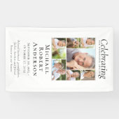 お祝い・オブ・ライフ・マルチフォト・ウェルカム 横断幕 (横)