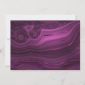 お祝い・オブ・ライフ・メモリアル紫大理石葬式 招待状 (裏面)