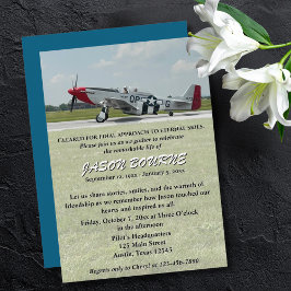 お祝い・オブ・ライフ・メモリアル葬儀写真 招待状