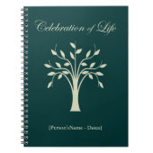 お祝い・オブ・ライフ・メモリアル・ゲストレジスタ ノートブック (正面)