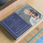 お祝い・オブ・ライフ・メモリアル・サービス写真カスタム撮影 招待状