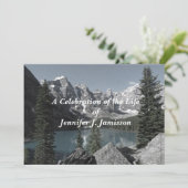 お祝い・オブ・ライフ・メモリアル・サービス山湖 招待状 (スタンド正面)