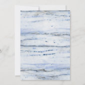 お祝い・オブ・ライフ・メモリアル・サービス・ブルー・マーブル 招待状 (裏面)