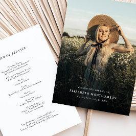 お祝い・オブ・ライフ・メモリアル・フォトプログラム 招待状