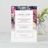 お祝い・オブ・ライフ・メモリアル・ムーディーズフローラ 招待状 (スタンド正面)