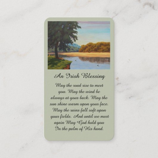 お祝い・オブ・ライフ・メモリアル・写真・カード 名刺 (正面)