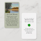 お祝い・オブ・ライフ・メモリアル・写真・カード 名刺 (正面/裏面)