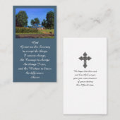 お祝い・オブ・ライフ・メモリアル・祈りの言葉・カード 名刺 (正面/裏面)