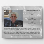 お祝い・オブ・ライフ・メモリアルby Janz 8x10プラーク フォトプラーク (正面)