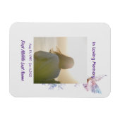 お祝い・オブ・ライフ・リメンブランス・バタフライ マグネット (横)