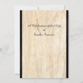 お祝い・オブ・ライフ・招待状フェイク・パーチメント 招待状 (正面)